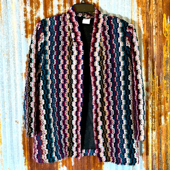 Vintage Tweed Cardigan Blazer - Picture 1 of 6